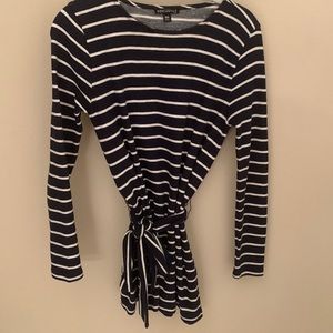 JCrew sweater with tie at waist